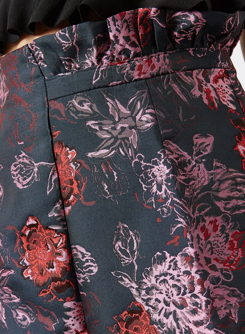 LOST INK Jaquard Midi Skirt