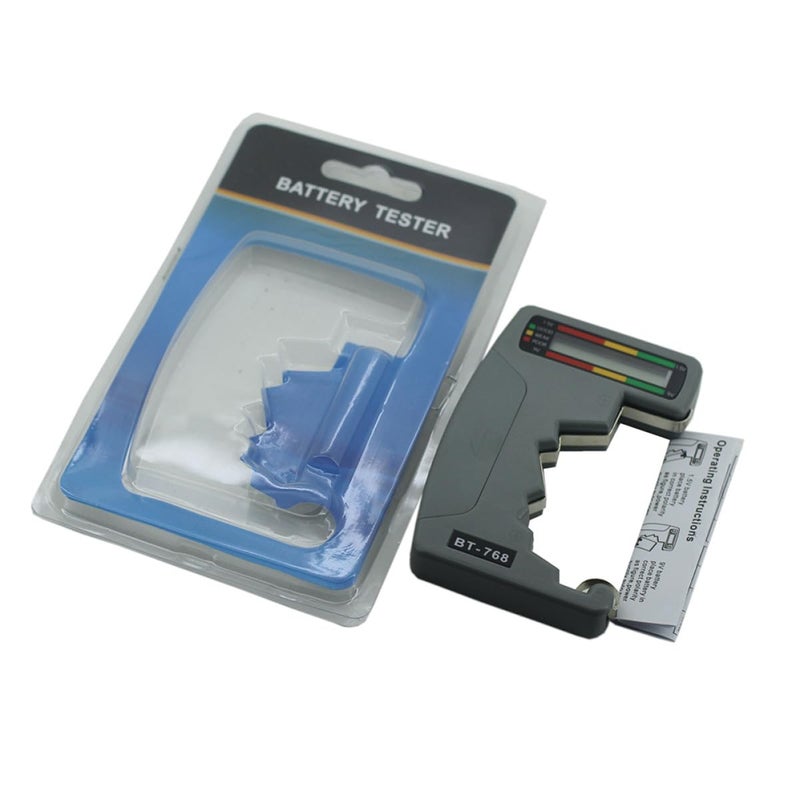 Universal Battery Tester Dial Type for AA AAA 9V 1.5V Button Cell Batteries Grey - Image 5