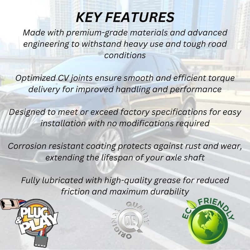 CV Axle Shaft Right Hand Side AE5Z3A428A for Ford Fusion, Lincoln MKX, and Mazda 6 - Image 3