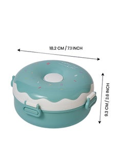 Teal Donut Medium Size Stainless Steel Lunch Box 300ml - pzsku/ZBA87F2FC016AFB73A70CZ/45/_/1740398783/32589550-6429-4407-bbac-688a832f8b46