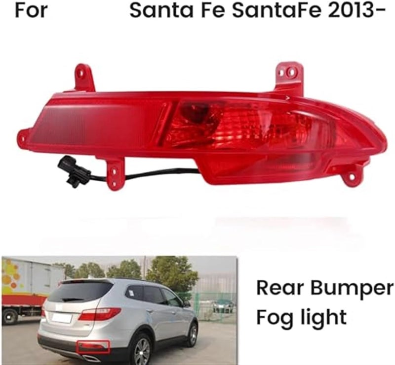 Wivplex Rear Right Bumper Fog Light for Hyundai Grand Santa Fe - Image 4
