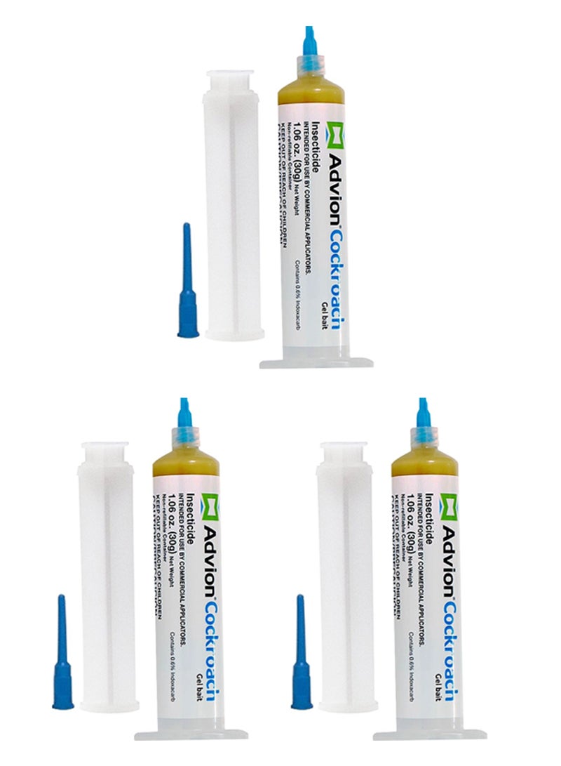 إنكوجنيتو أدفايون طُعم جل مُدافع الصراصير لطرد الحشرات 30 جم عبوة من 3 - Image 1