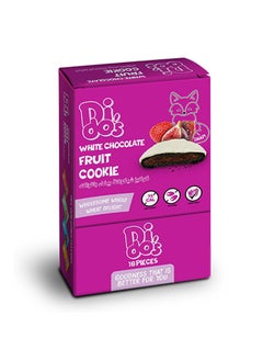 DIDO'S Cocoa Cookies Stuffed with Medjoul, Dried Figs &Strawberry Covered White Chocolate 16 Pieces 