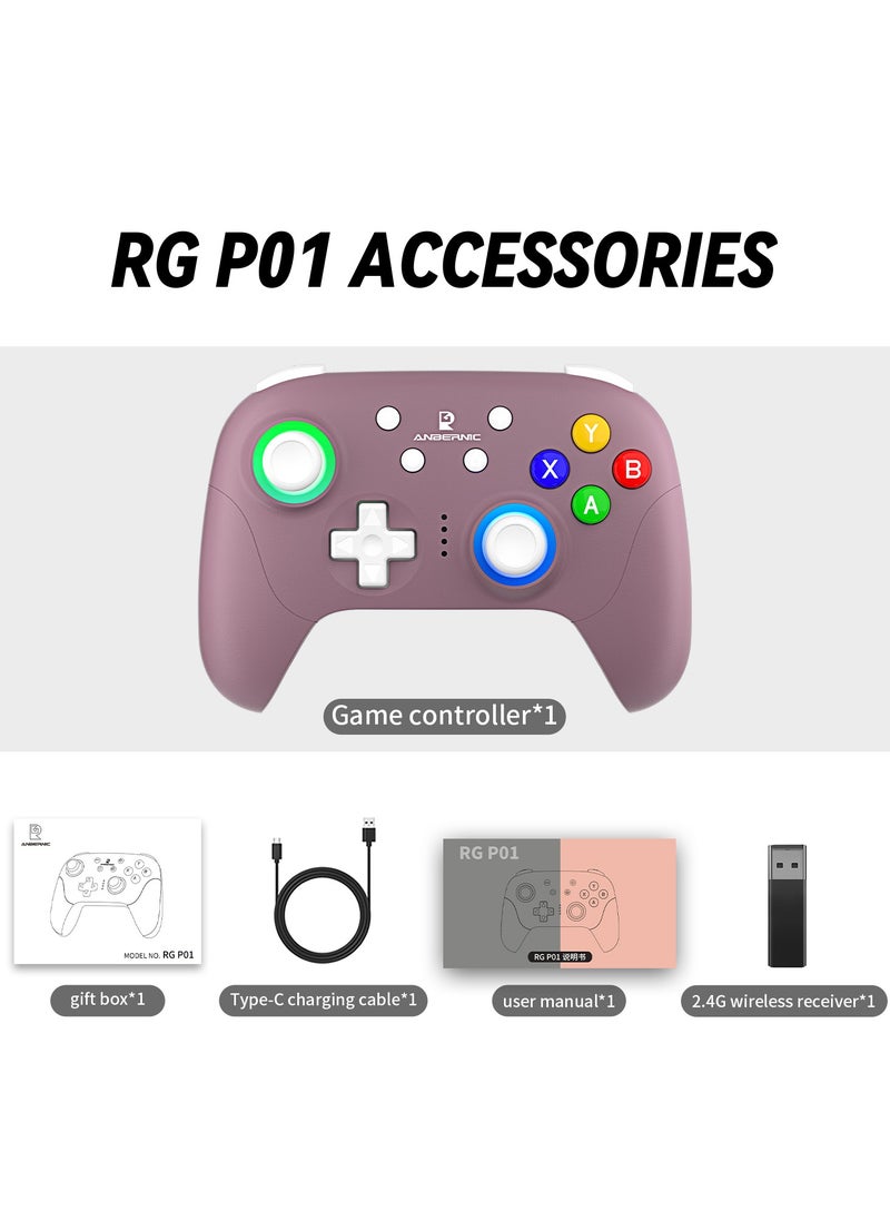 ANBERNIC  - RG P01 High Cost Performance PC Controller PC Steam Switch Android IOS Conductive Rubber Bluetooth Wireless XBOX Layout 600mAh Dual Asymmetric Pendulum Motor - Image 1