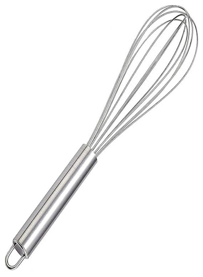 Awadh Hand Blender Wire Whisk - Stainless Steel Balloon Shaped Egg Beater, Multi Use Kitchen Utensil Prime Whisk with Pipe Handle, Egg Beater for Blending, Whisking, Beating (Pack of 1) - Image 1