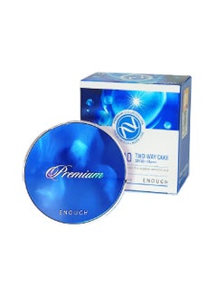 ENOUGH Enough Premium Ultra X10 Two Way Cake SPF50 Korean Makeup Setting Powder Foundation Face Powder with Collagen Tattoo Cover Up 13 Light beige 039 oz 