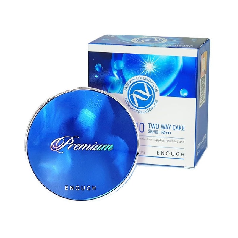 كعكة إنوف بريميوم ألترا X10 ثنائية الاتجاه SPF50 بودرة أساس مكياج كورية مع كولاجين لتغطية الوشم 13 بيج فاتح 039 أونصة