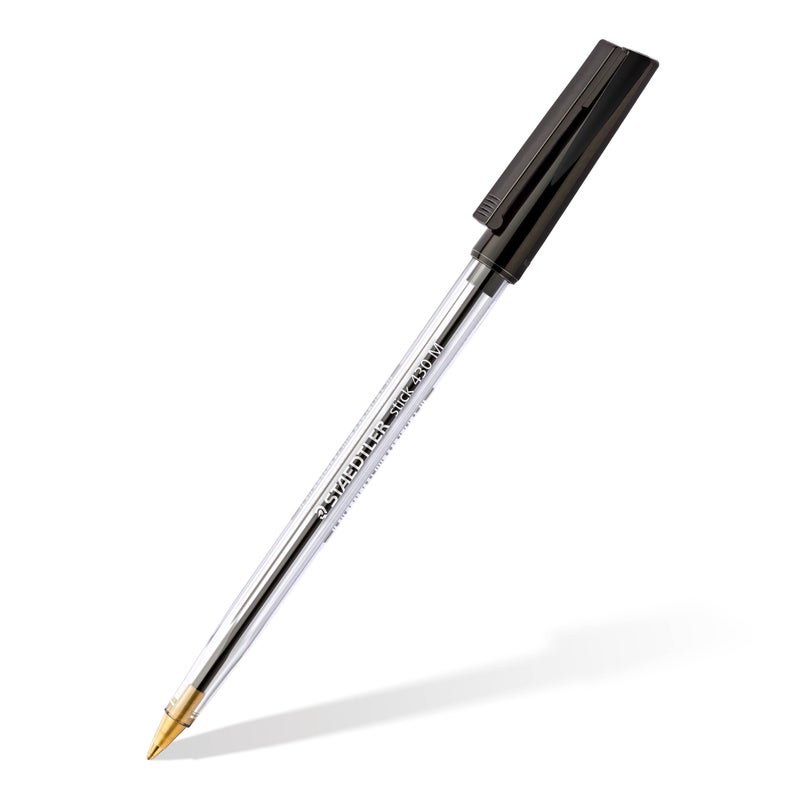 STAEDTLER Stick 430 M-9 Ballpoint Pen Medium - Black (Box of 10) - Image 2