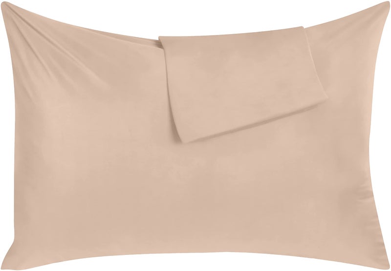 Utopia Bedding Waterproof Pillow Protector Zippered (2 Pack) Queen Beige - Bed Bug Proof Pillow Encasement 20 x 28 Inches - Image 3