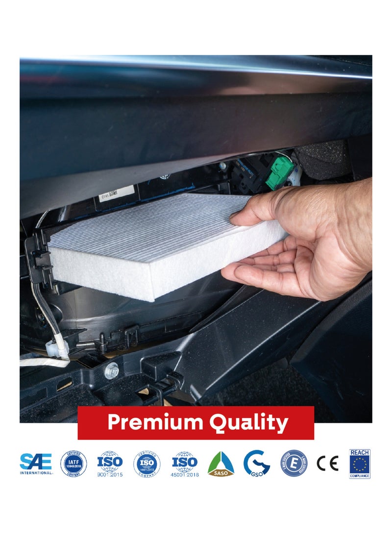 WEMZER INDUSTRIES - Premium Cabin Air Filter |27274-9CH0A-WZ|Compatible With: Nissan (Find Fitting Compatibility in Description) - Image 1
