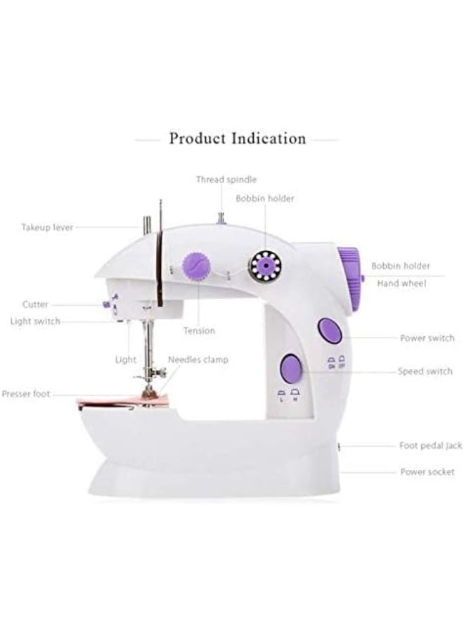 SUNEX Mini Handheld Electric Sewing Machine, Dual Speed, Double Thread, Multifunction with Automatic Rewind - Image 2