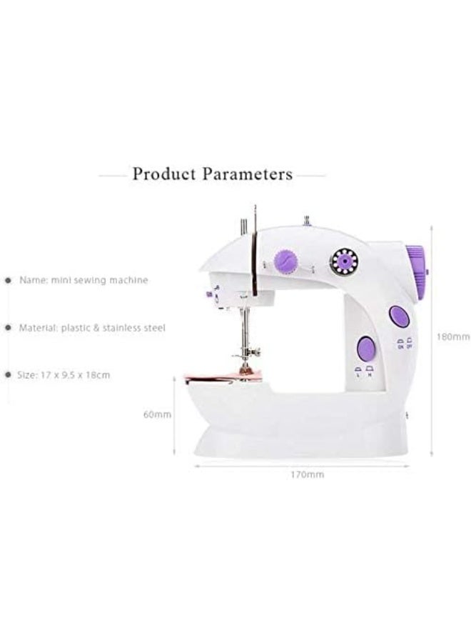 SUNEX Mini Handheld Electric Sewing Machine, Dual Speed, Double Thread, Multifunction with Automatic Rewind - Image 4