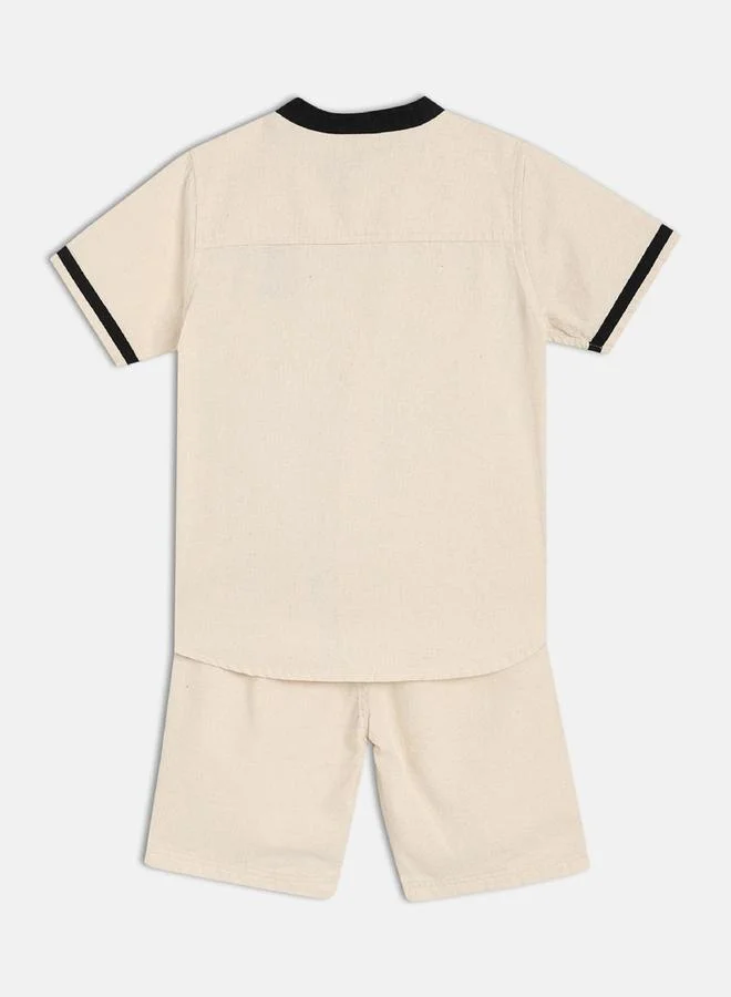 Miniklub Boys Cotton Blend Top and Shorts Set