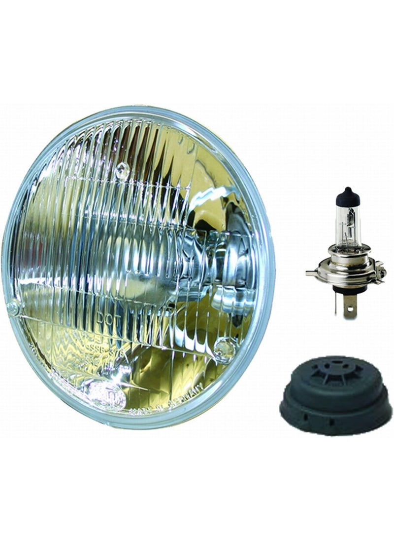 HELLA HELLA 002395301 Vision Plus 165mm High/Low Beam 12V Halogen Conversion Headlamp (HB2), Multi  - Image 1