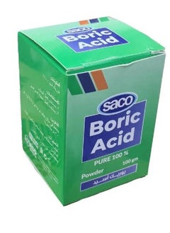 Boric مسحوق حمض البوريك لصناعة معجون الصراصير 100 جم (2 عبوة)  - Image 1