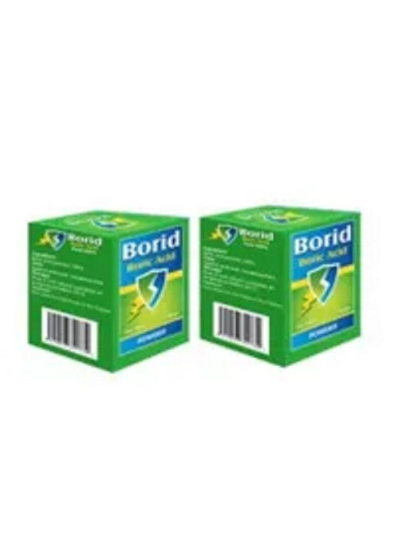 Boric Boric Acid Powder for Making Cockroaches Paste 100 GM ( 2 PACKS )  - Image 3