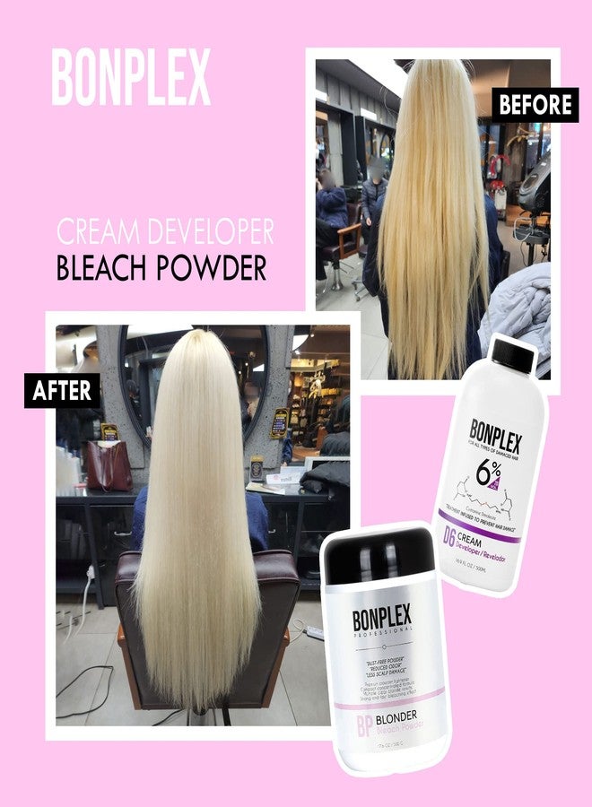 Bonplex Blonder Bleach Powder, Multiple Clear Blonde Results, Dust Free, Reduced Odor, Less Scalp Damage, 17.6 oz - Image 5