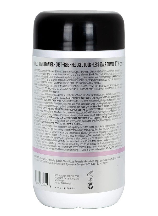 Bonplex Blonder Bleach Powder, Multiple Clear Blonde Results, Dust Free, Reduced Odor, Less Scalp Damage, 17.6 oz - Image 2