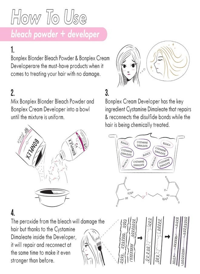 Bonplex Blonder Bleach Powder, Multiple Clear Blonde Results, Dust Free, Reduced Odor, Less Scalp Damage, 17.6 oz - Image 4