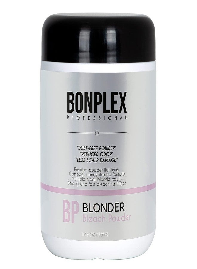 Bonplex Blonder Bleach Powder, Multiple Clear Blonde Results, Dust Free, Reduced Odor, Less Scalp Damage, 17.6 oz - Image 1