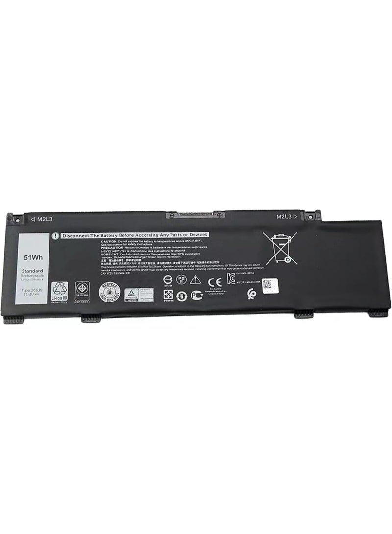 بديل 266J9 لأجهزة Dell G3 15 3500 3590 3790 و G5 15 5500 SE 5505 P89F و Inspiron 5490 INS 15PR-1545W 1548BR 1645W 1742W Series 0415CG C9VNH - Image 4
