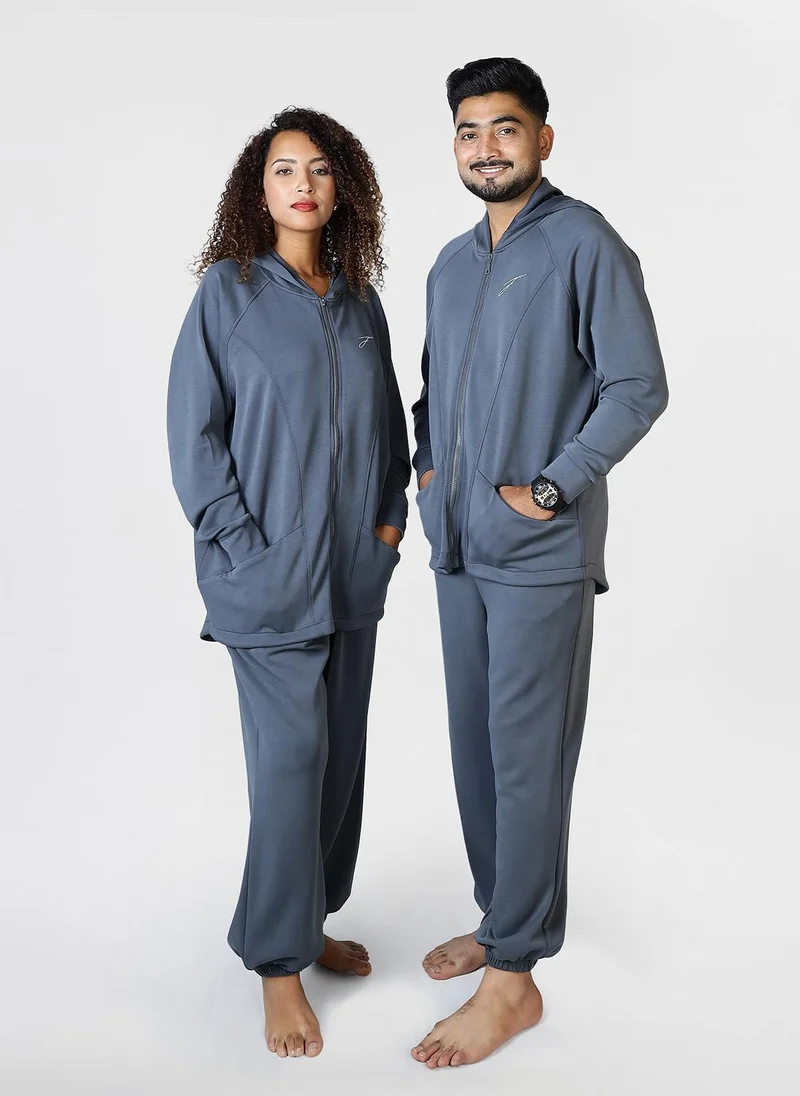Jimmy Le Bond Oversized lounge wear set of Zipper Jacket and Joqqer