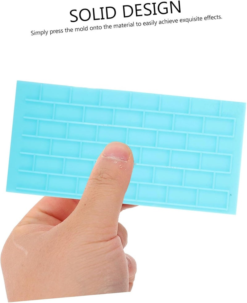 BATHVEVE 6Pcs Decorative Clay Texture Tools for DIY Pottery Easy to Use Embossing Mats for Unique Crafts for Modeling and Sculpting Reusable and Easy to Clean - Image 3