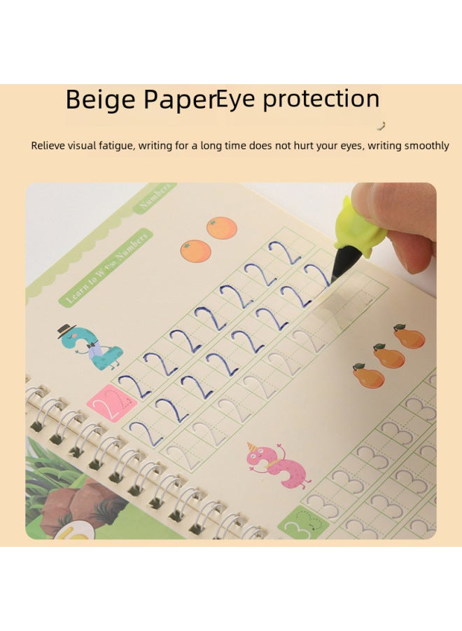 The New English Version Of The Children's Groove Practice Copybook Control Pen Training Magic Practice Copybook Tracing Red This Spot - Image 3