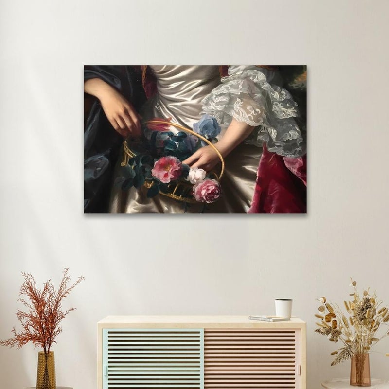 ماركتنا لوحة قماشية بتصميم كلاسيك مع برواز مجوف مقاس (120x80) قطعة واحدة - Image 2