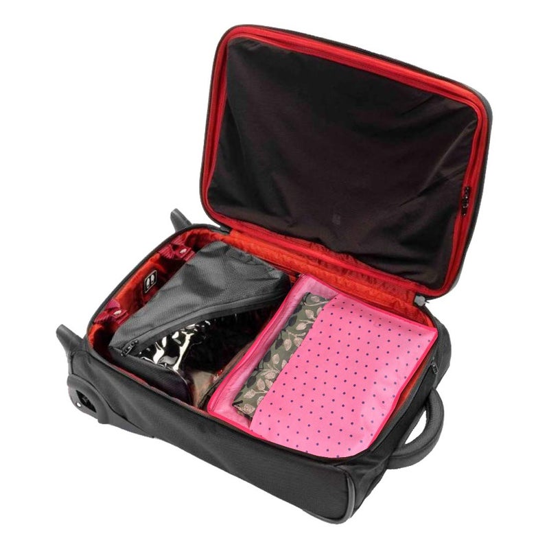 PrettyKrafts PrettyKrafts Non Woven Saree Covers With ZIP Pack of 9 Size17 15 Inches Single Sari Storage BagsCoverPouches for Packing New Sadi Wardrobe Organizer For SareesCloths With Top Window Pink - Image 5