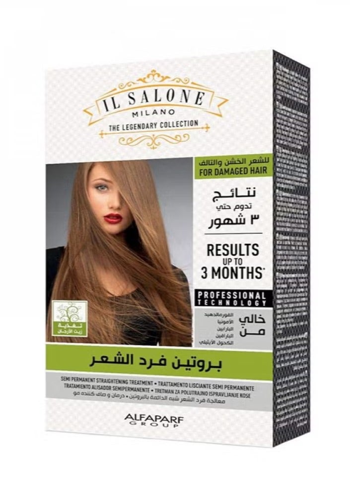 إل صالون مجموعة فرد الشعر بالبروتين مع زيت الأرجان من ال صالون - Image 1