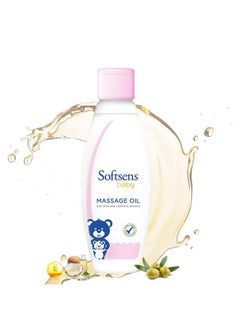 Softsens Baby Calming Massage Oil With Vitamin E Coconut Almond & Olive ; Free From Parabens And Harmful Chemicals 200Ml  - Image 2
