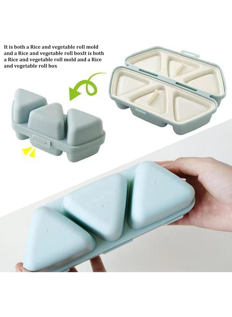 أوزيغالور قالب أونيغيري قالب سوشي مثلث قالب سوشي أونيغيري صانع كرات الأرز طقم صنع السوشي لوجبة الطفل - Image 4