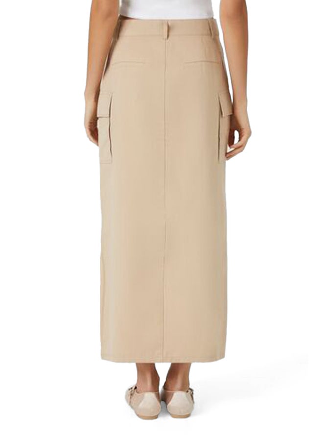 FOREVER 21 Twill Cargo Maxi Skirt  - Image 5
