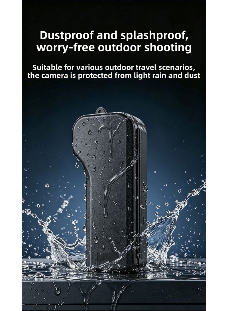 For DJI Pocket 4 Pro Protective Case, Large Capacity Hard Shell Storage Bag, 360° Full Protection Camera Case, Filter Slots for 4 Filters & 2 Memory Cards, Dust Resistant Travel Carrying Case - Image 5