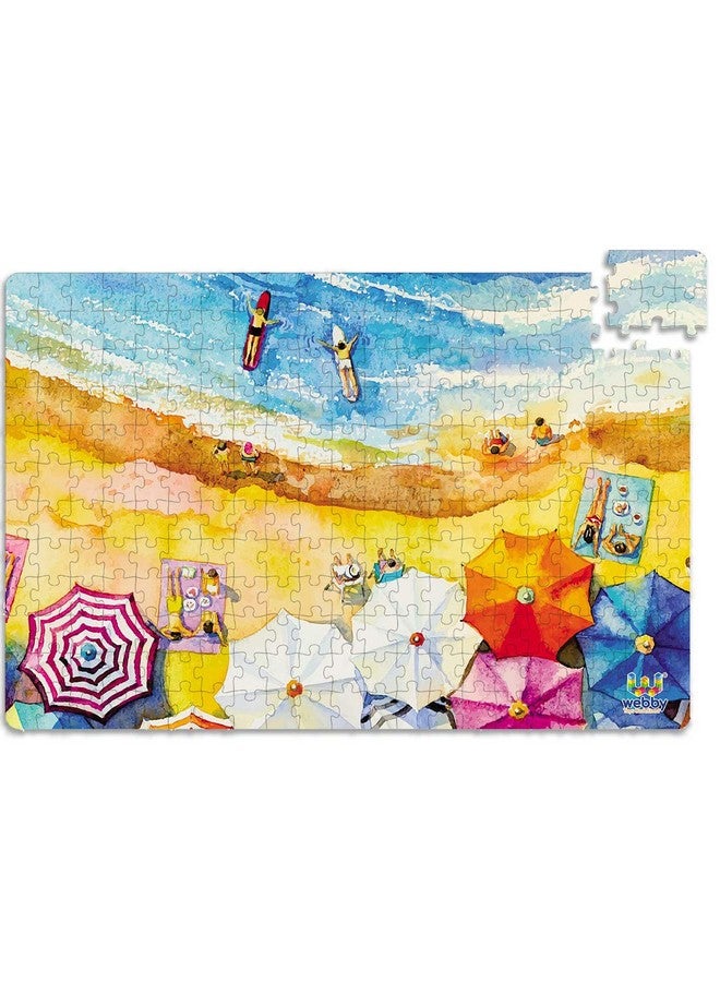 Webby Kids The Beach Painting Jigsaw Puzzle, 252 Pieces - Image 3