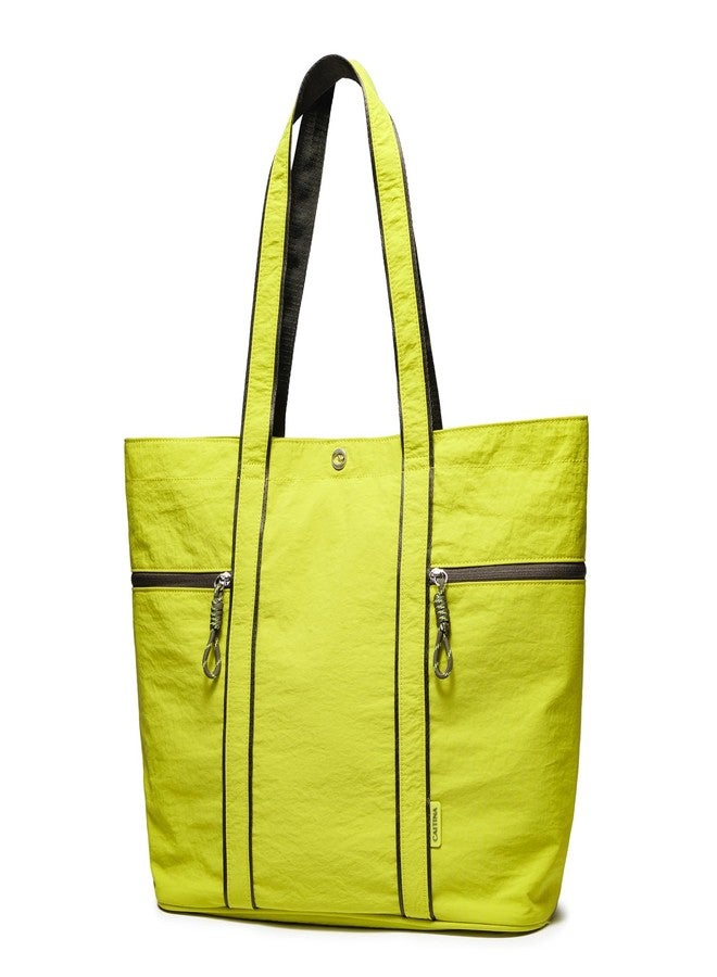 Caitina Large Tote Bag for Women Nylon Shoulder Bags for Women Lightable Shoulder Purses Gym Tote for Travel Yoga Work Dance Green - Image 1