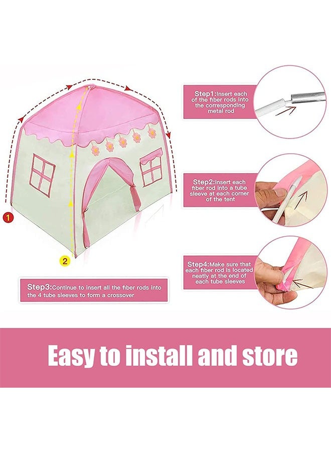 Princess Tent Girl Toy Tent Children's Play Room Outdoor Children's Play Castle Children's Birthday Gift - Image 5