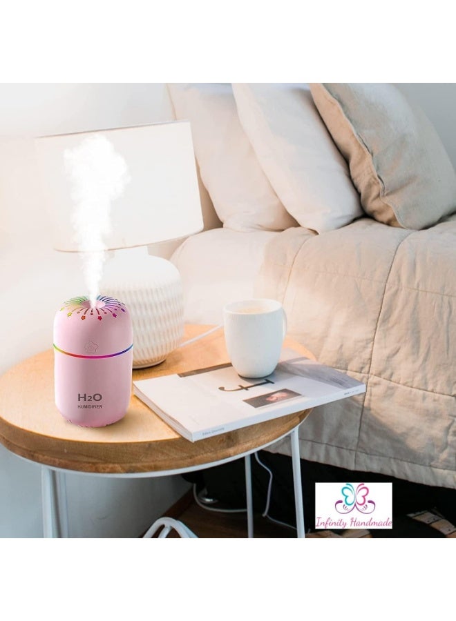 Mini cool mist humidifier, colorful USB personal computer cool mist humidifier, ultra-quiet, two adjustable mist modes for bedroom, car, office - Image 5