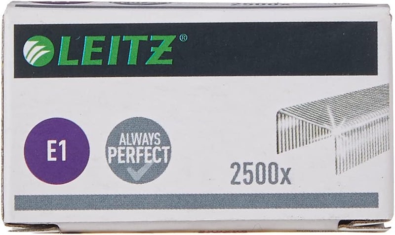LEITZ 55680000 E1 Staples for Electric Staplers, 2500 Staples, Extra Strong Steel, 4 mm, 10 Sheet Capacity Balanced structure - Image 2