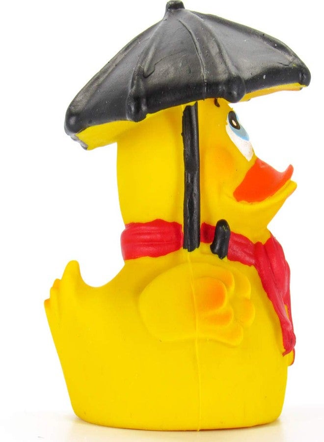 Lanco Umbrella Raining Rubber Duck Bath Toy | All Natural, Organic, Eco Friendly, Squeaker Brand | Imported from Barcelona, Spain - Image 4