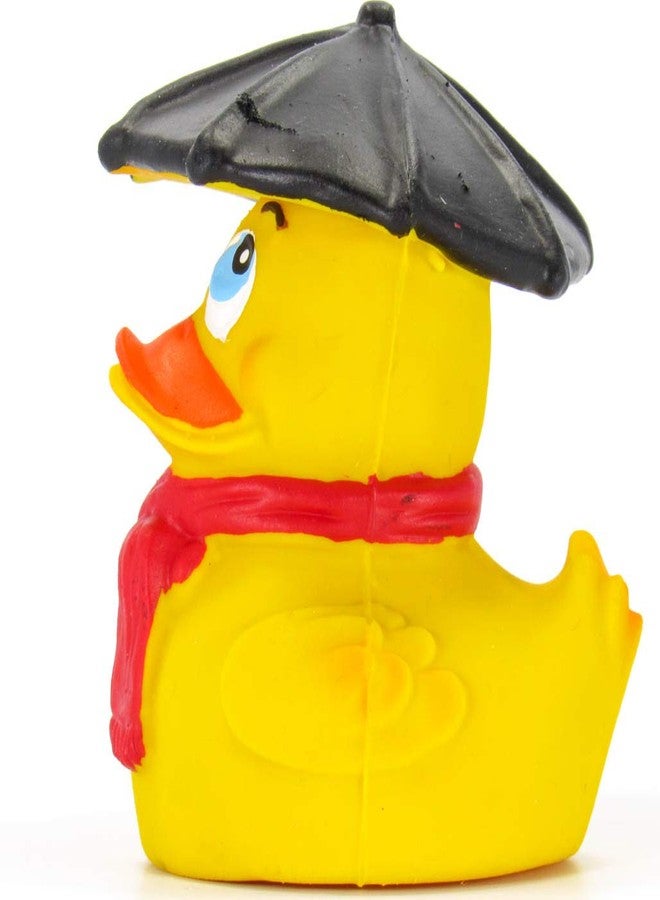 Lanco Umbrella Raining Rubber Duck Bath Toy | All Natural, Organic, Eco Friendly, Squeaker Brand | Imported from Barcelona, Spain - Image 3