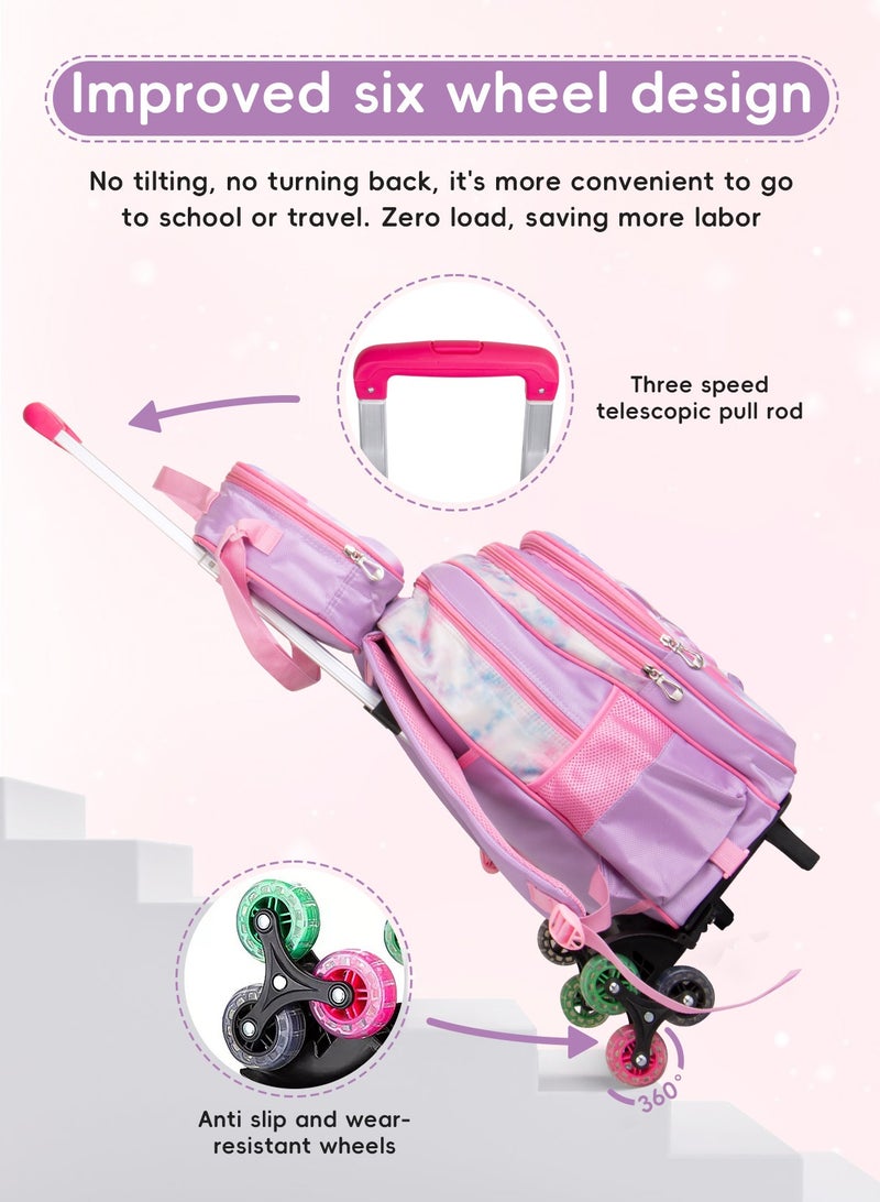 URbazaar Children School Bag Student Backpack with Reflective Strip Design & Padded Adjustable Shoulder Strap Large volume Waterproof Bookbag and for 3-10 Year Boys Girls Elementary Kindergarten(Unicorn)  - Image 4