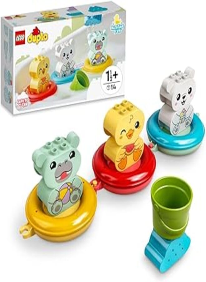 LEGO® DUPLO® مرحلتي الأولى في وقت الاستحمام: قطار الحيوانات العائم 10965 (14 قطعة)