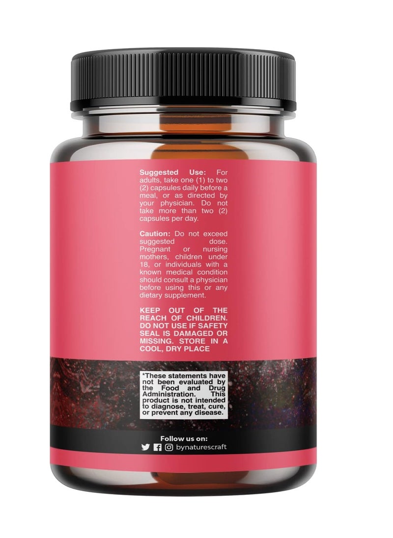 Nature's Craft - Myo-Inositol & D-Chiro Inositol Capsules - Choline Inositol Supplement for Cycle and Fertility Support - Womens Hormone Balance Supplement with Myo & D-chiro Inositol plus Choline Bitartrate - Image 1