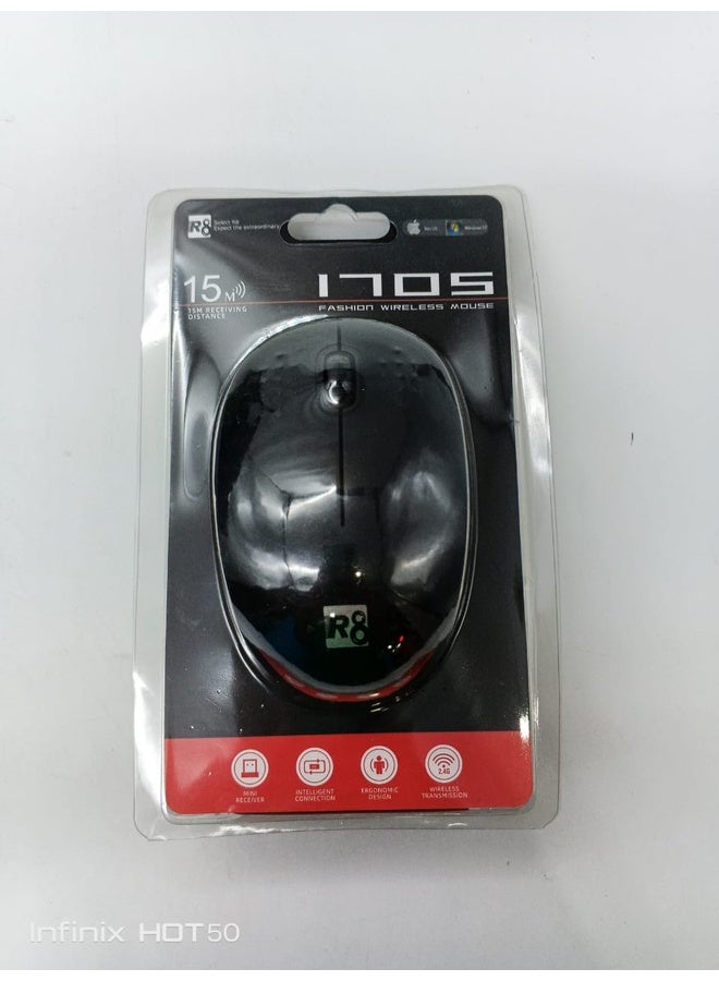 أر8 ماوس R8 1705 لاسلكي: أنيق، مريح، ومدى طويل