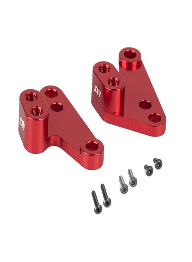 KYX Racing CNC Machined Aluminum Shock Tower Mounts Heighten Upgrades Parts Accessories for 1/10 RC Crawler Car Traxxas Maxx WideMaxx (Red) - Image 3
