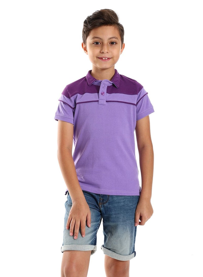 Caesar Boys Collared Neck Polo Shirt - Image 1