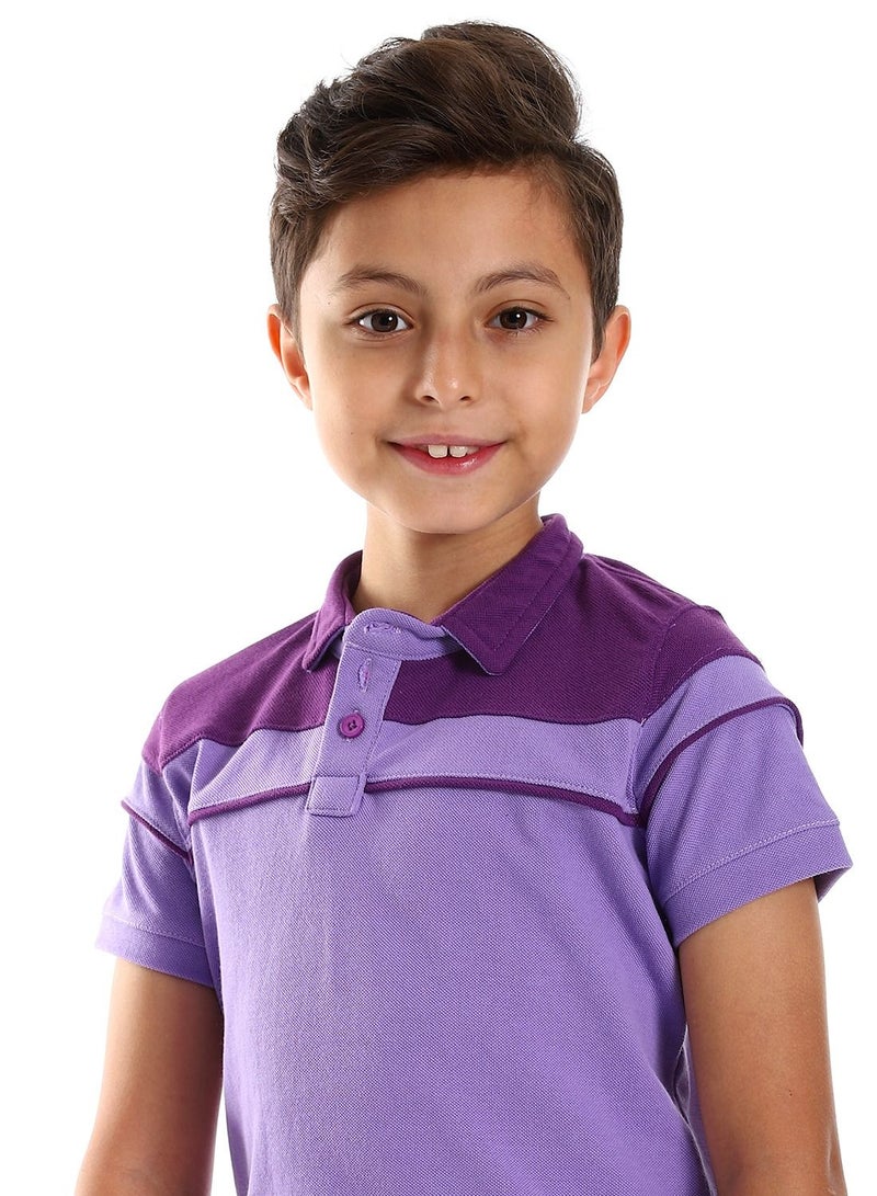 Caesar Boys Collared Neck Polo Shirt - Image 3
