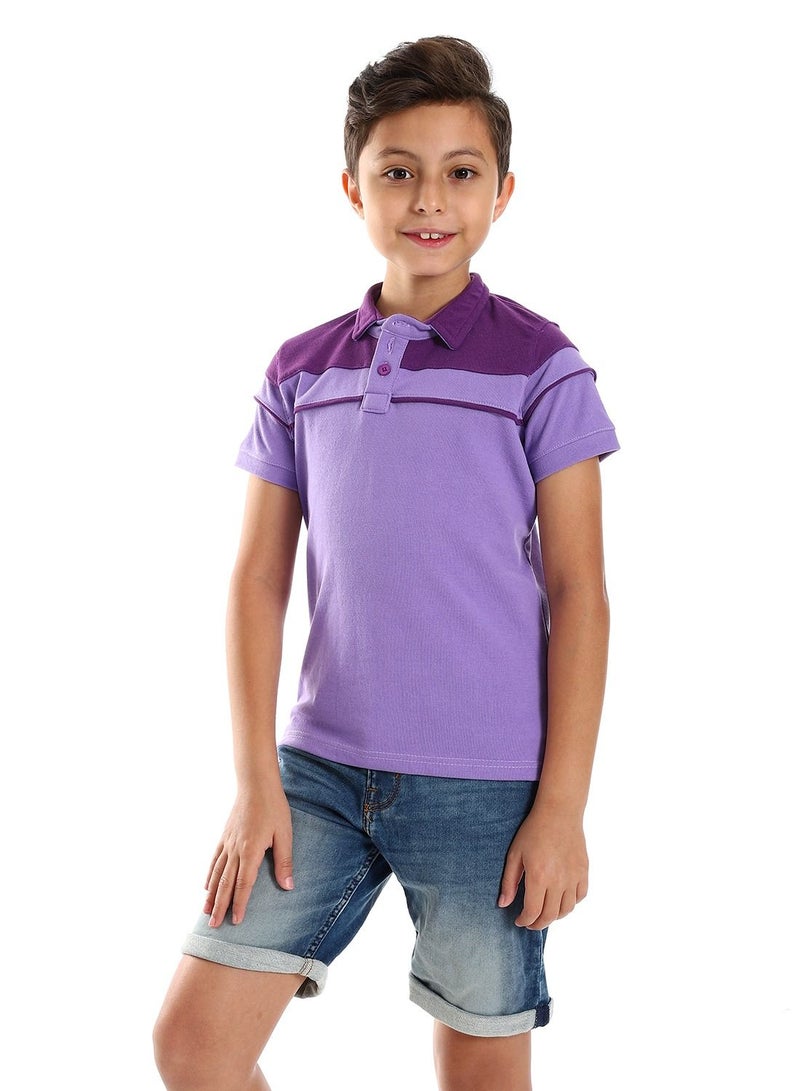 Caesar Boys Collared Neck Polo Shirt - Image 2